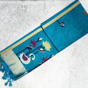 MUGA SILK PAITHANI SAREE ED823