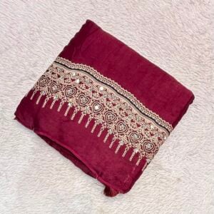 AJRAKH MODAL SILK SAREE H582