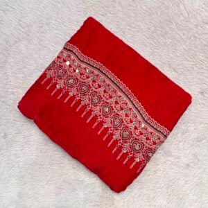 AJRAKH MODAL SILK SAREE H582