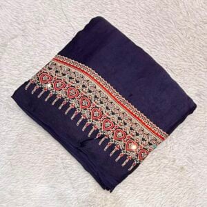 AJRAKH MODAL SILK SAREE H582