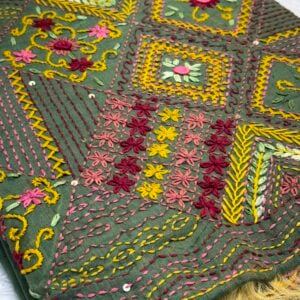 Alternative view of PREMIUM KATHA WORK SAREE KT257