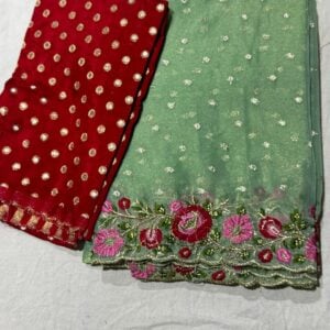 Alternative view of PARTY WEAR DESIGNER SAREE P258