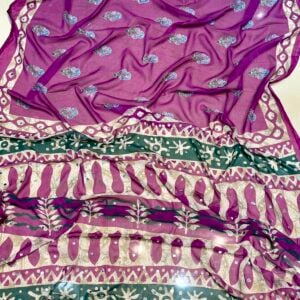 AAJARAK MIRROR SAREE SM52