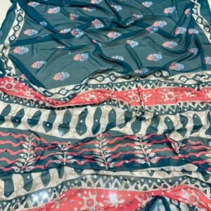AAJARAK MIRROR SAREE SM52