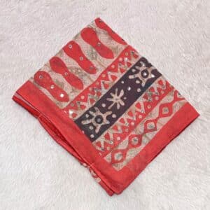 Alternative view of AAJARAK MIRROR SAREE SM52