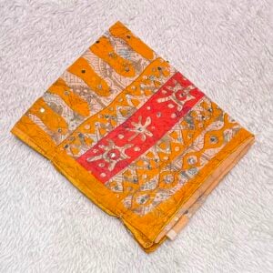 Alternative view of AAJARAK MIRROR SAREE SM52