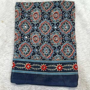 AJRAKH PRINT SAREE AP54