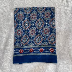 AJRAKH PRINT SAREE AP54