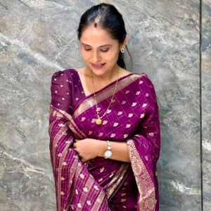Alternative view of PREMIUM RAW SILK SAREE FN98