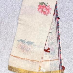 OFFICIAL LINNEN SAREE OG894