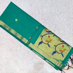 MUGA SILK PAITHANI SAREE JN545