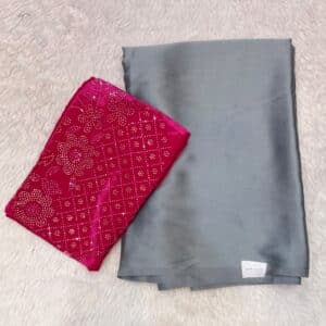 PLAIN SAREE HB22