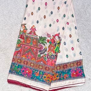 AJRAKH MIRROR SAREE AJ410