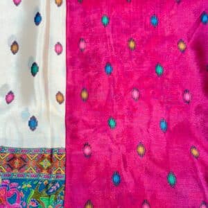 Alternative view of AJRAKH MIRROR SAREE AJ410