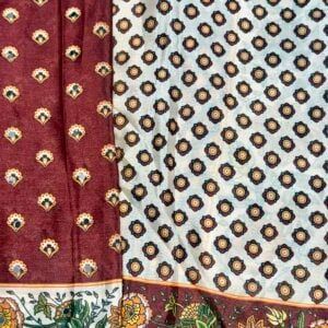 Alternative view of PRINTED SAREE RK78