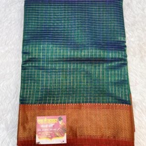 CHEKS MAHESHWARI SAREE VR72