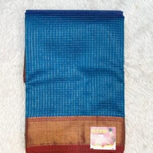CHEKS MAHESHWARI SAREE VR72