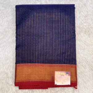 CHEKS MAHESHWARI SAREE VR72