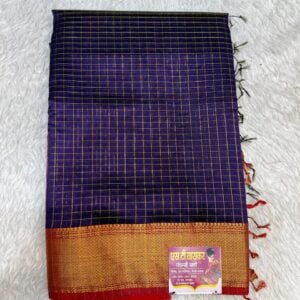 CHEKS MAHESHWARI SAREE VR72