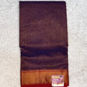 CHEKS MAHESHWARI SAREE VR72