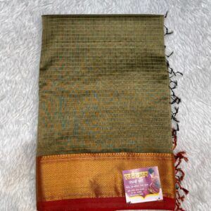 CHEKS MAHESHWARI SAREE VR72