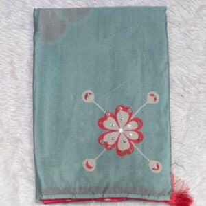 SILK GLASS MIRROR SAREE VG52