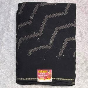 BLACK SAREE V588