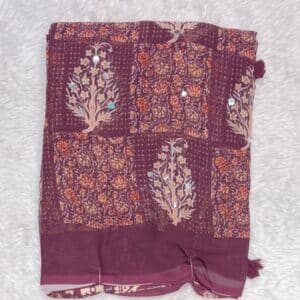PINTED SAREE KT569