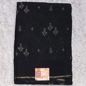 BLACK SAREE V588