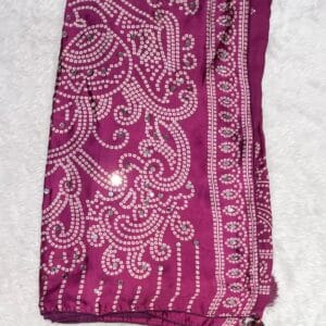 MIRROR BANDHEJ SAREE JK747