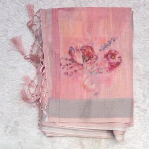 LINNEN COTTON SAREE LK890