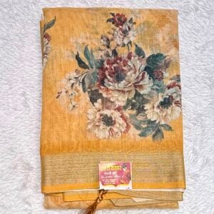 LINNEN COTTON SAREE LK890