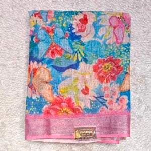 LINNEN COTTON SAREE LK890