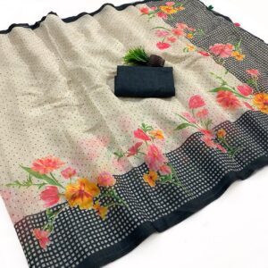 OFFICIAL LINEN SAREE KB282