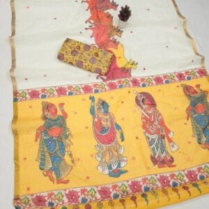 Alternative view of LINEN SAREE PR81