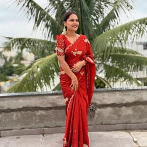 Alternative view of DESIGNER SAREE WH512