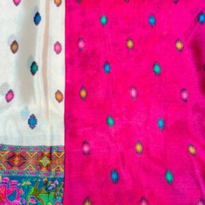 Alternative view of AJRAKH MIRROR SAREE AJ410