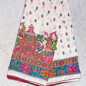AJRAKH MIRROR SAREE AJ410
