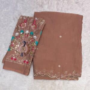 DESIGNER PARTY WEAR SAREE FR522