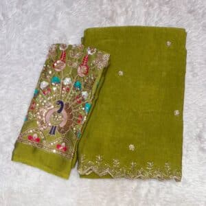 DESIGNER PARTY WEAR SAREE FR522