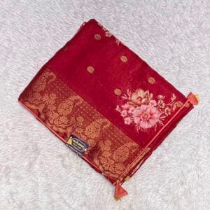 LINEN SILK SAREE KP41