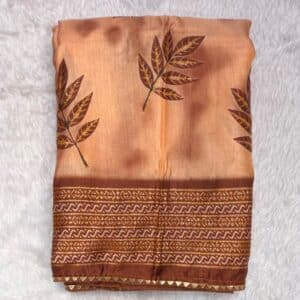 PAPER SILK SAREE VX488