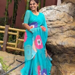 PRINTED SAREE KG542