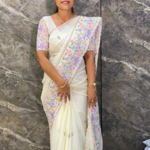 PARTY WEAR SAREE K43 - Image 3