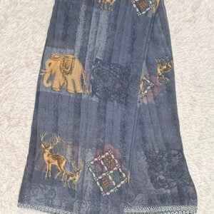 PRINTED SAREE YH203