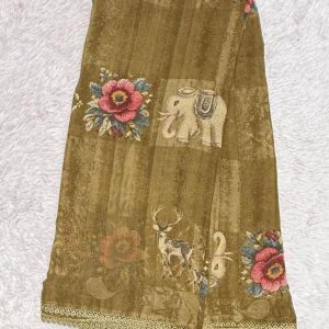 PRINTED SAREE YH203