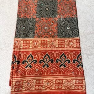 AJRAK SAREE D122