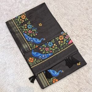 PREMIUM MAHESHWARI SAREE BT79