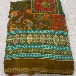 PRINTED SAREE H266