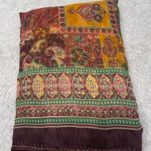 PRINTED SAREE H266